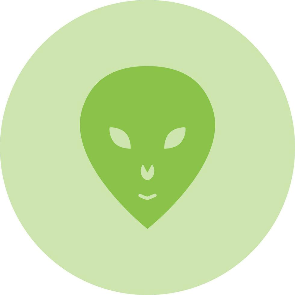 Alien Face Vector Icon