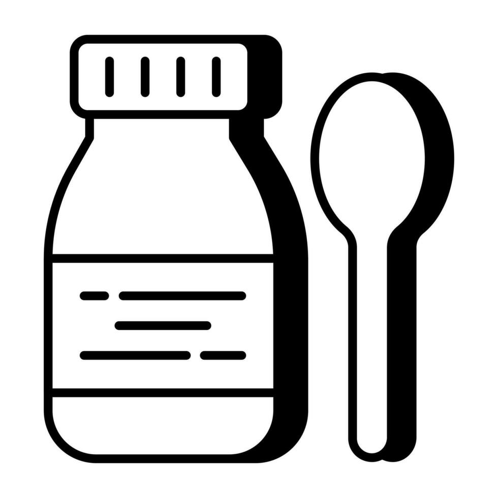 Perfect design icon of syrup bottle vector