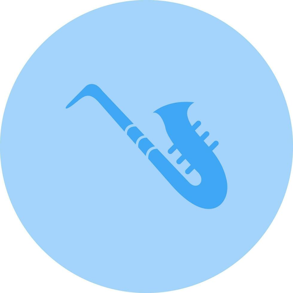 icono de vector de saxofón