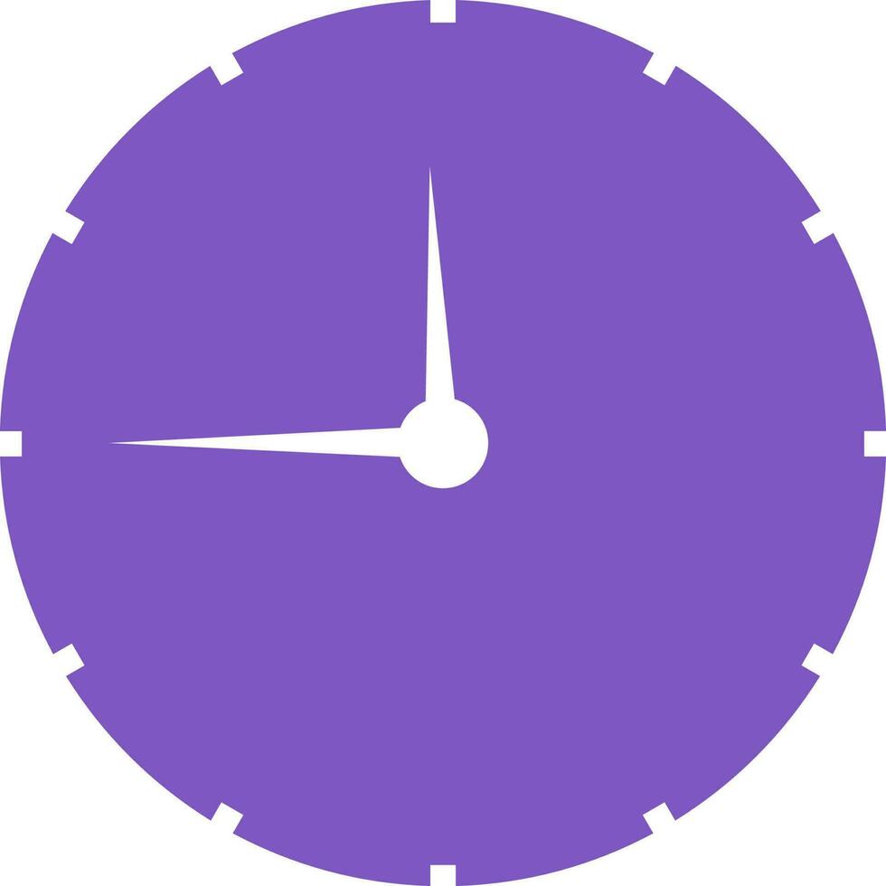 icono de vector de reloj de pared