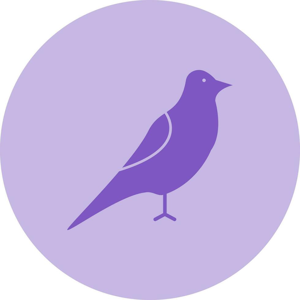 icono de vector de pájaro