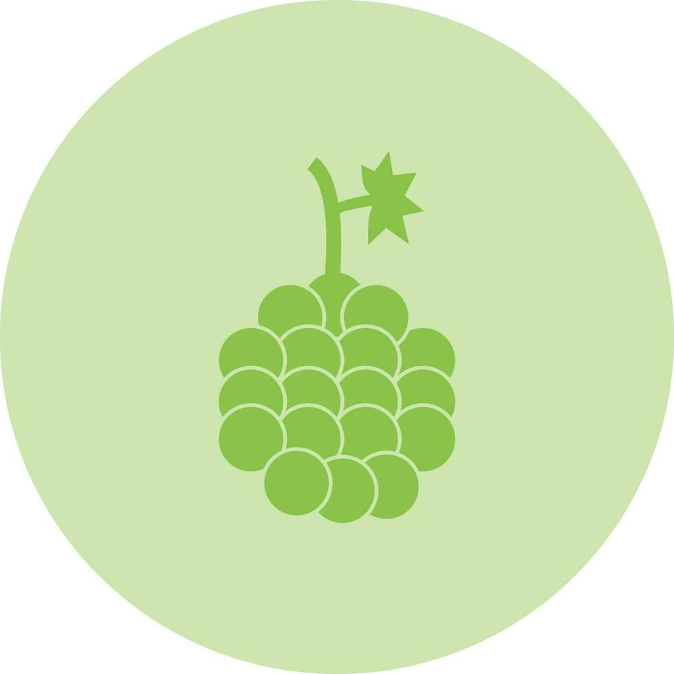 icono de vector de uvas