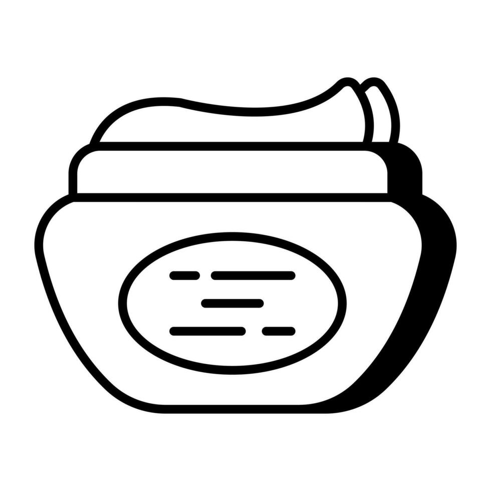 Perfect design icon of cream vector