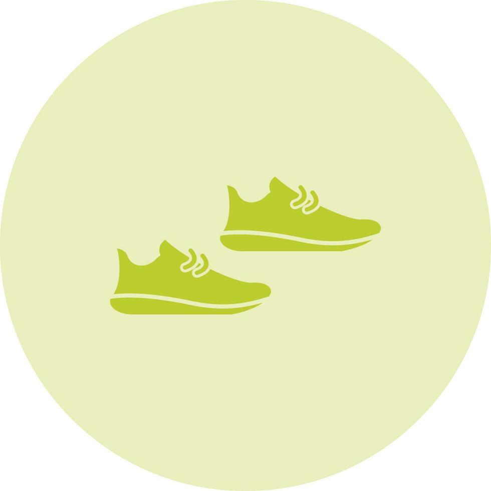 icono de vector de zapatos