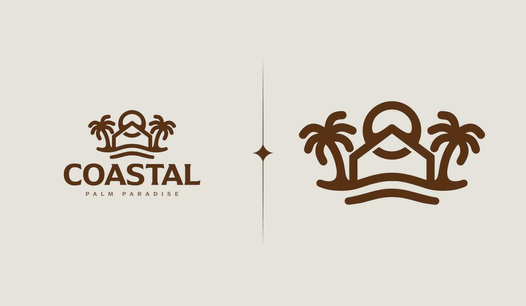 palma árbol verano tropical logo. universal creativo prima símbolo. vector firmar icono logo modelo. vector ilustración