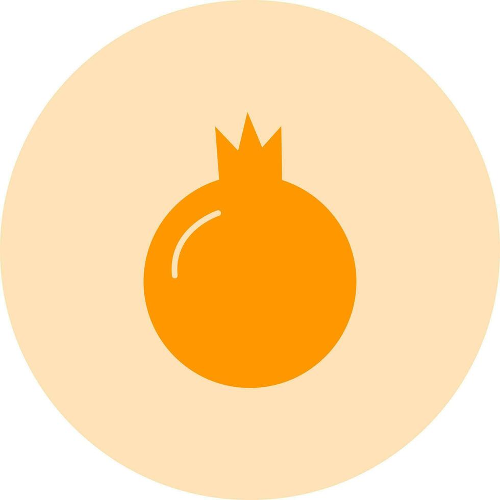Pomegranate Vector Icon