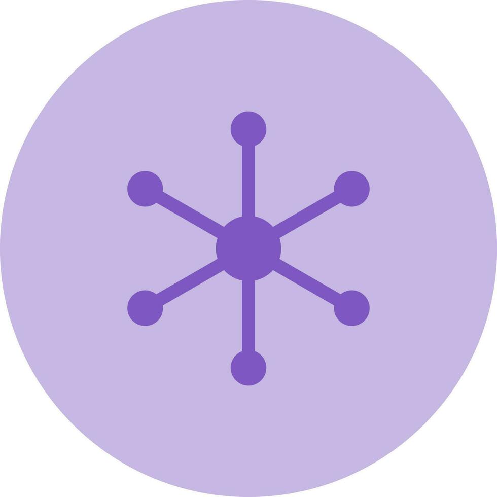 Molecular Structure Vector Icon