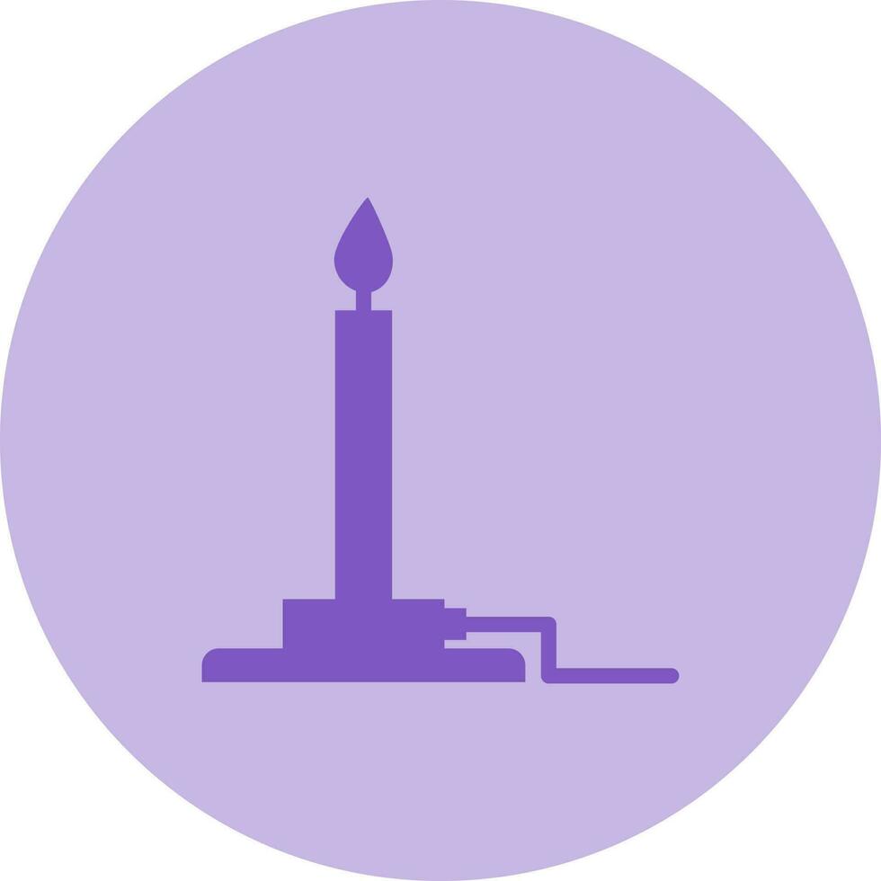 Bunsen Burner Vector Icon