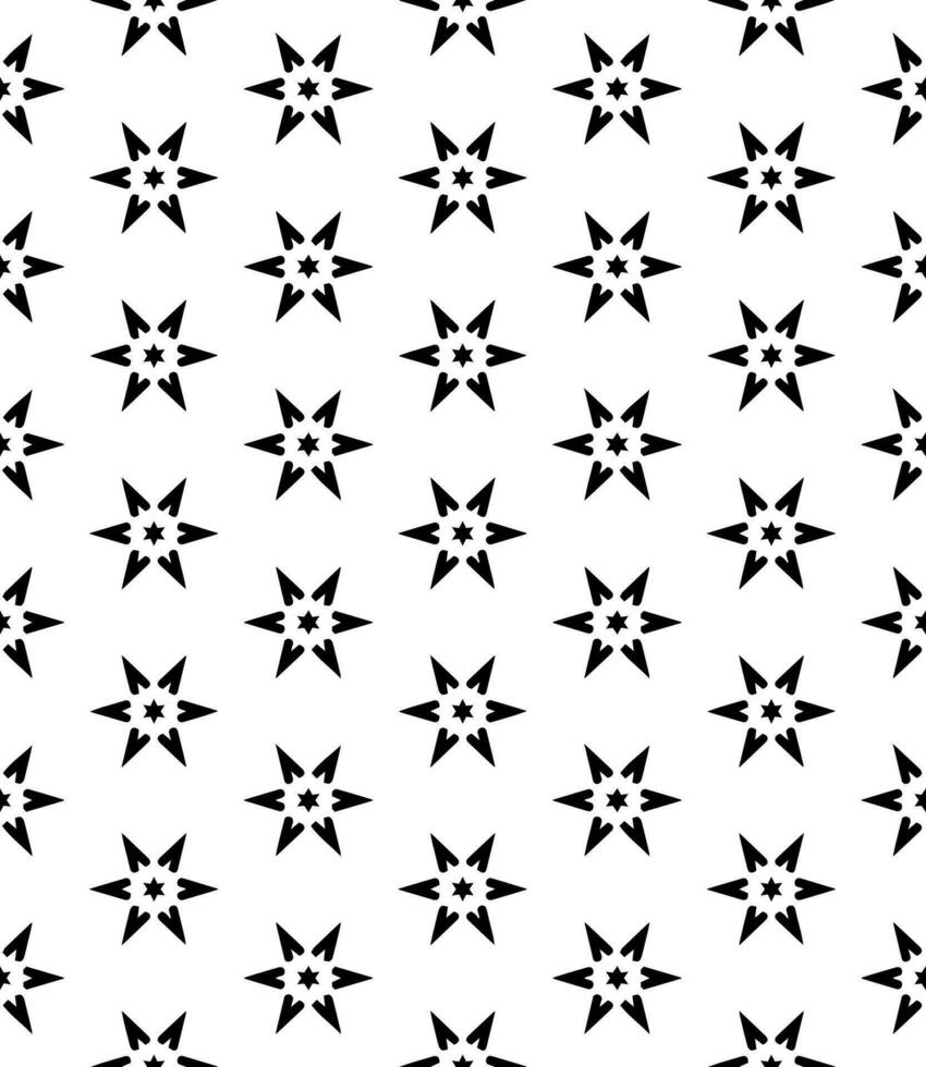 Black and white seamless abstract pattern. Background and backdrop. Grayscale ornamental design. vector