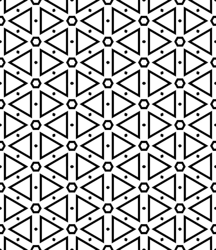 Black and white seamless abstract pattern. Background and backdrop. Grayscale ornamental design. vector