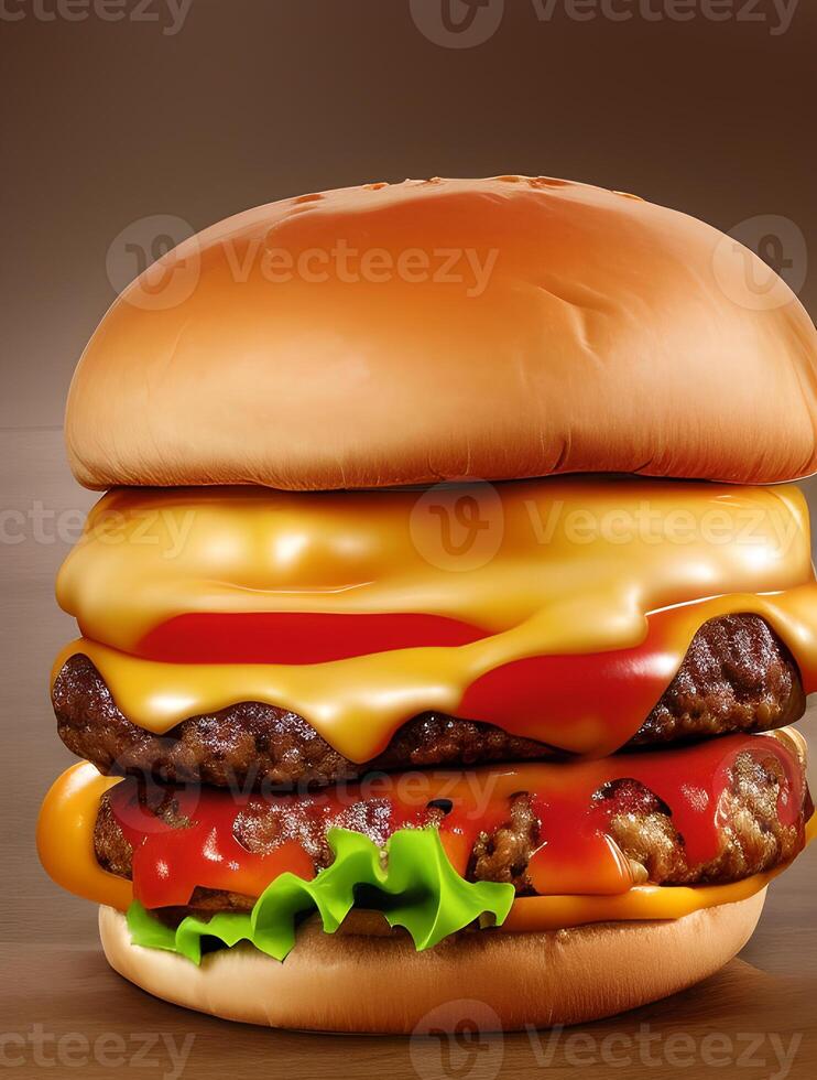 cheese burger delicious photo