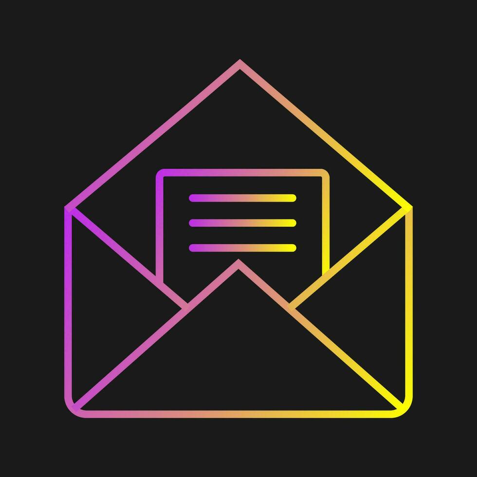 E-mail Line Icon vector