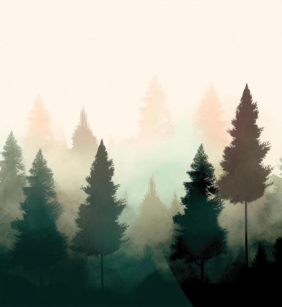 Boho style art. Illustration photo