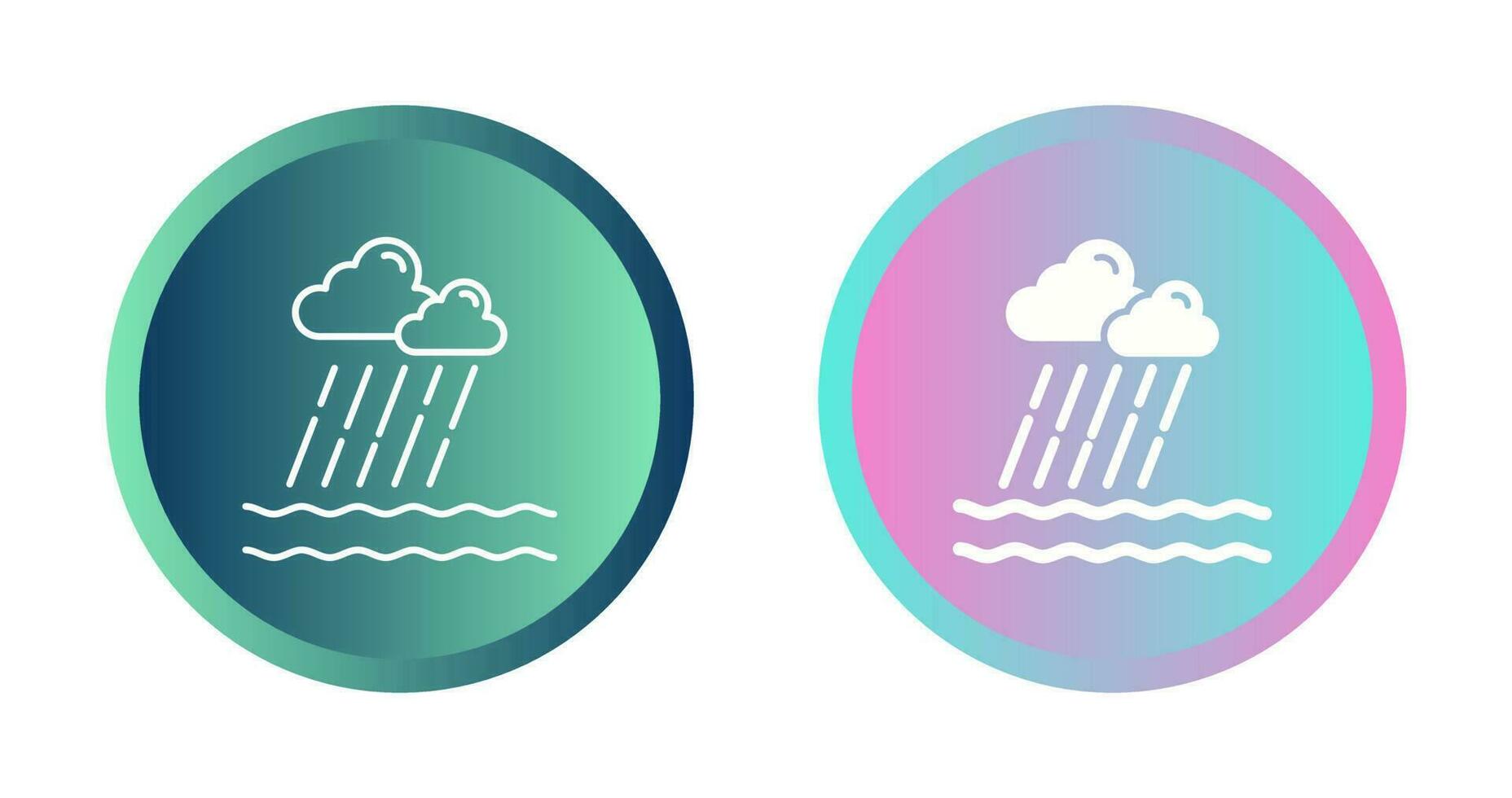 rain Vector Icon