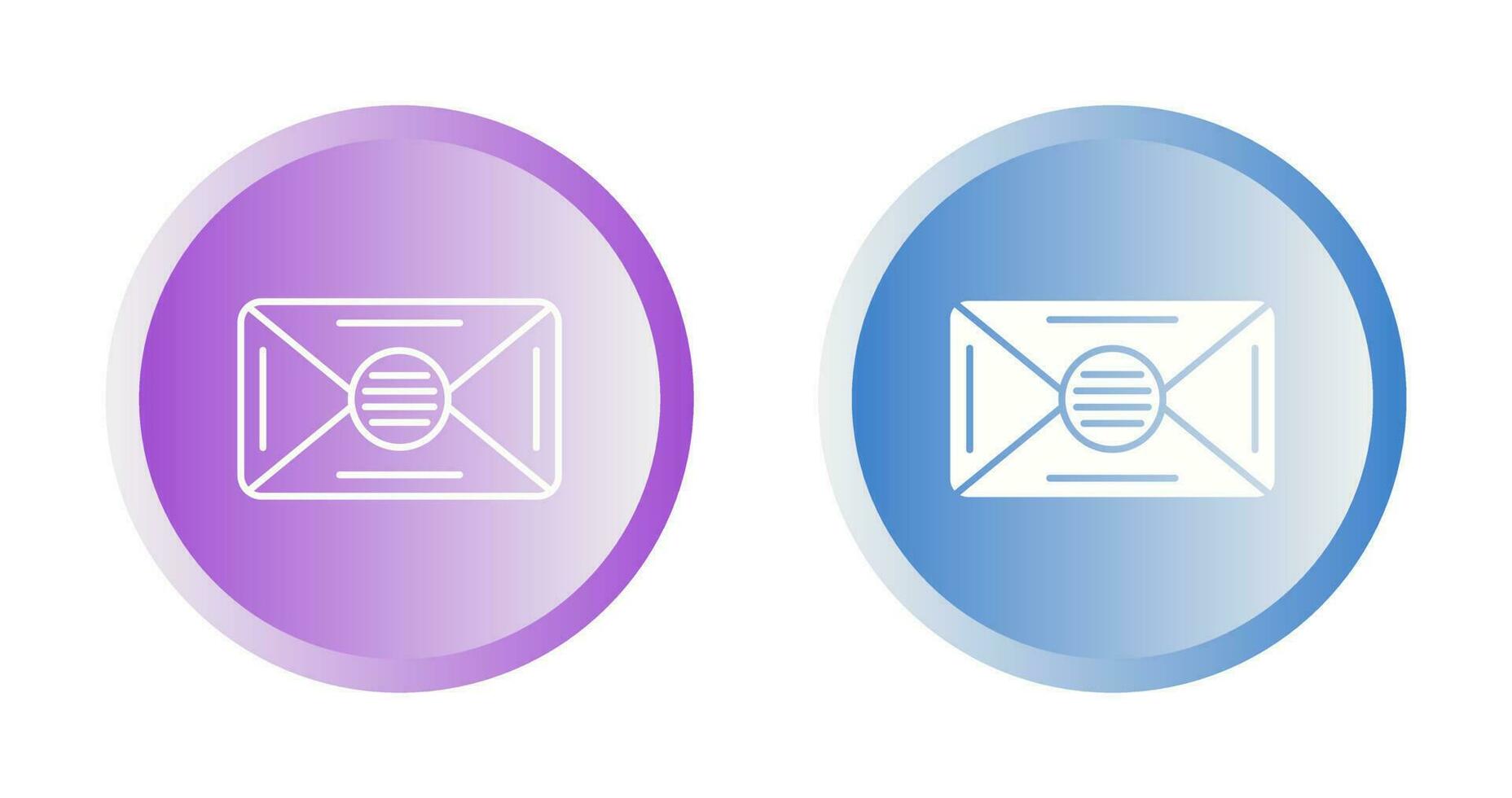 icono de vector de correo