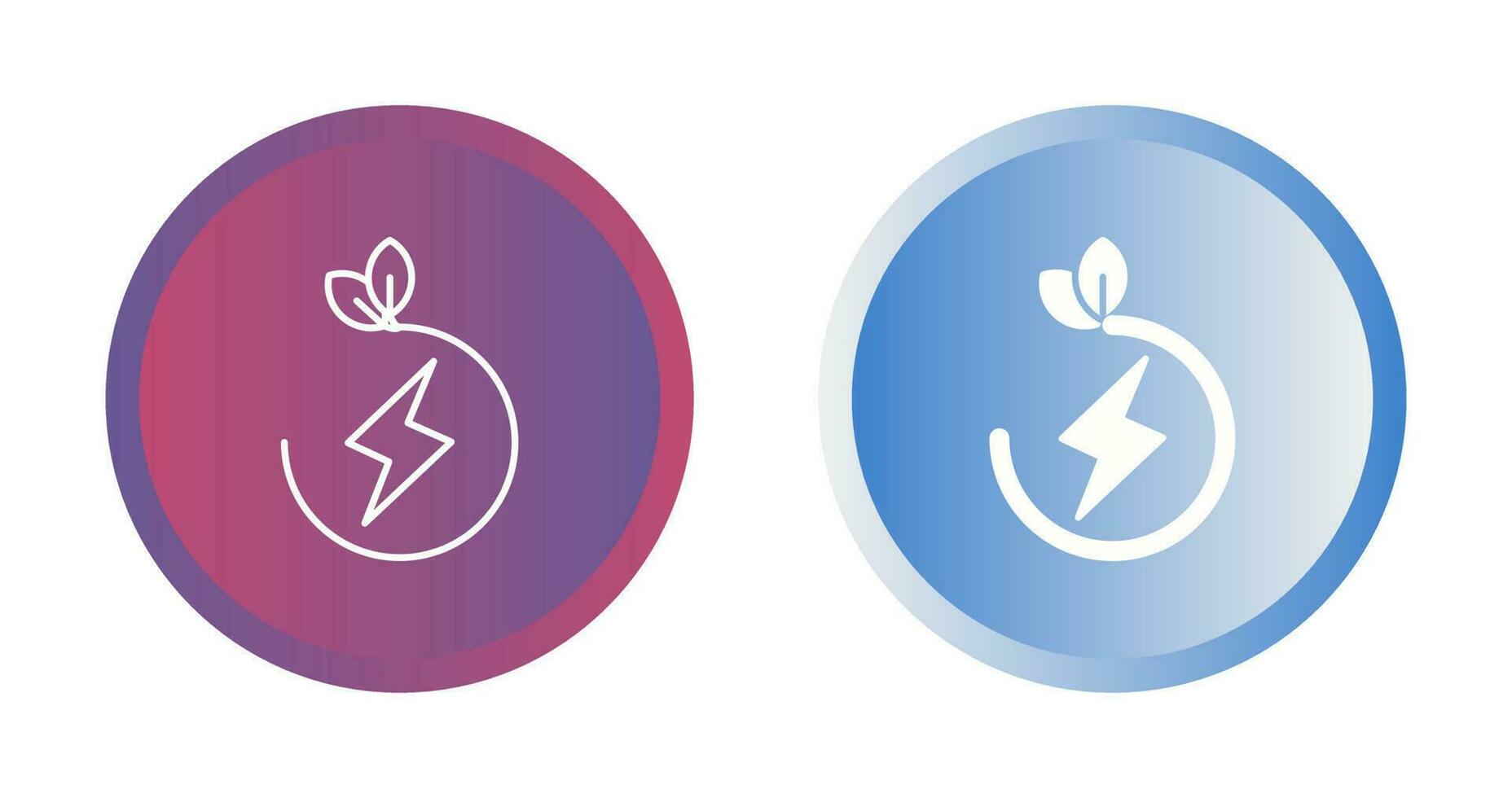 Eco charge Vector Icon