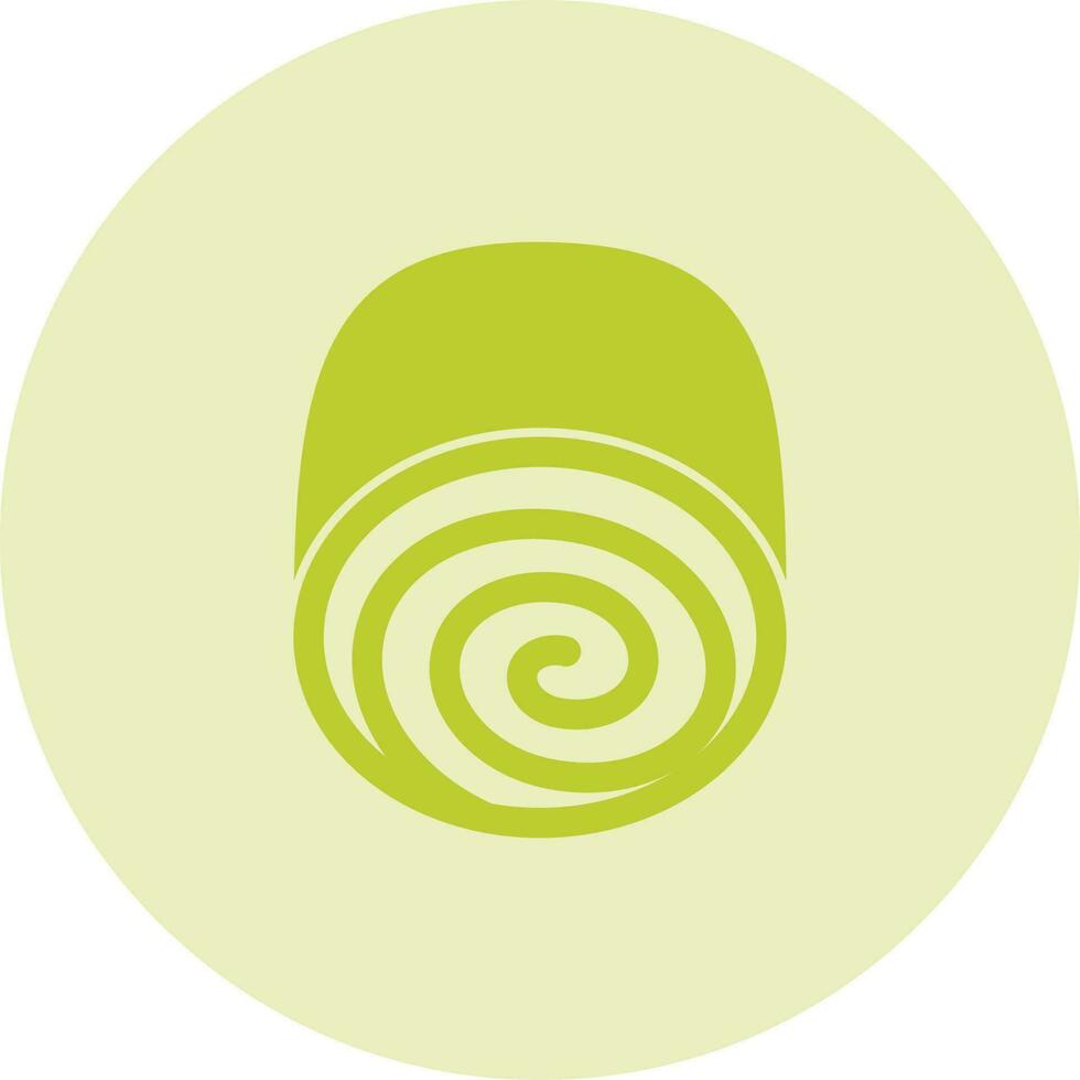Swiss roll Vector Icon