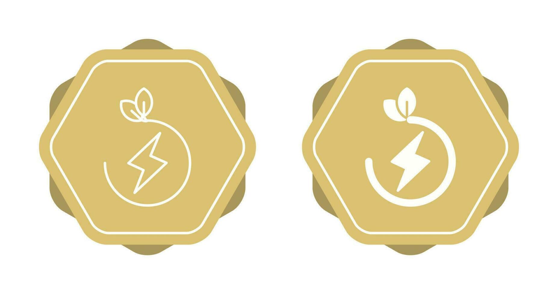 electric charge vector icon