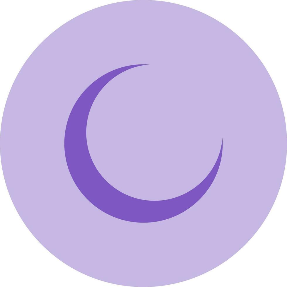 New Moon Vector Icon