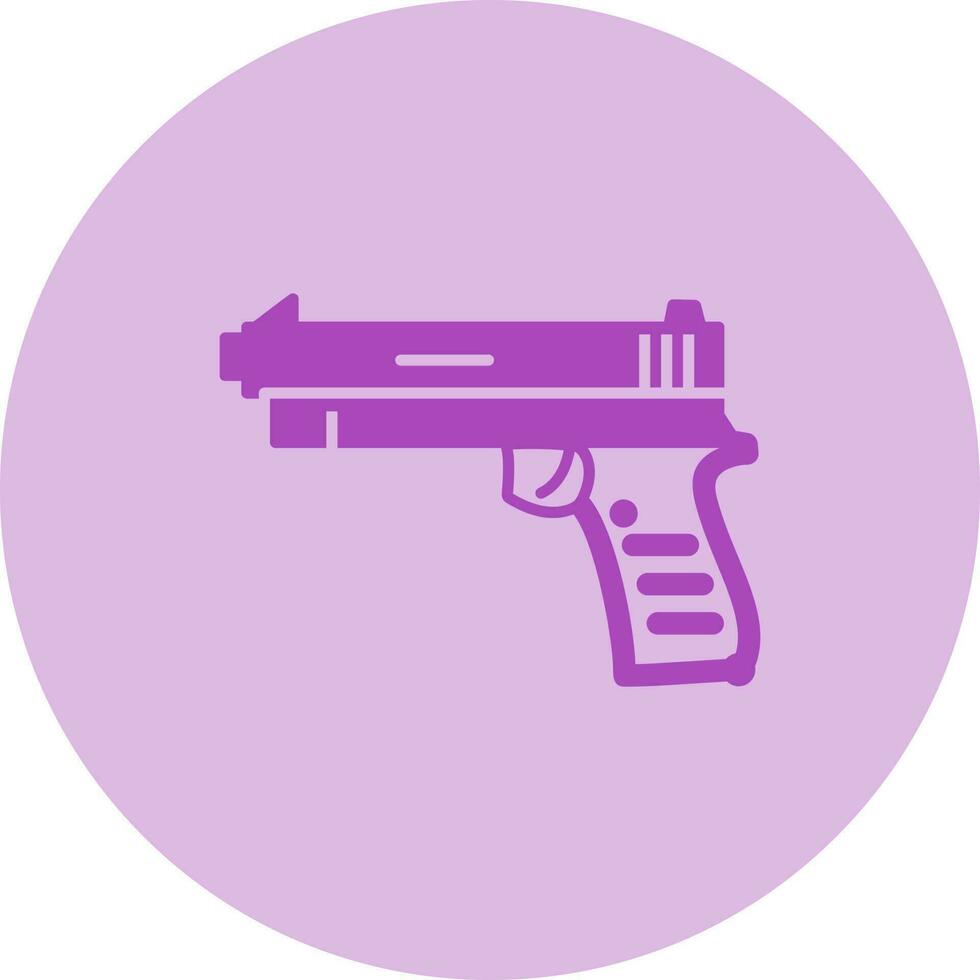 icono de vector de pistola