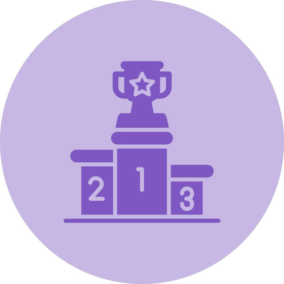 Podium Vector Icon