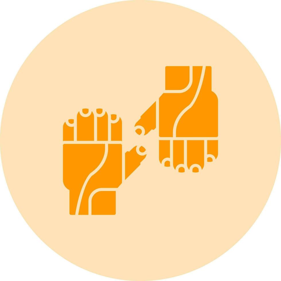 Cycling Gloves Vector Icon