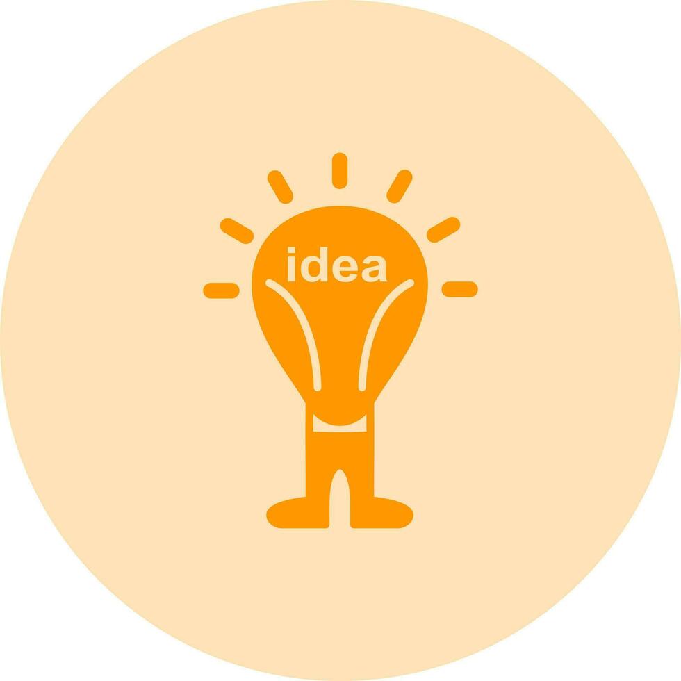 icono de vector de idea brillante