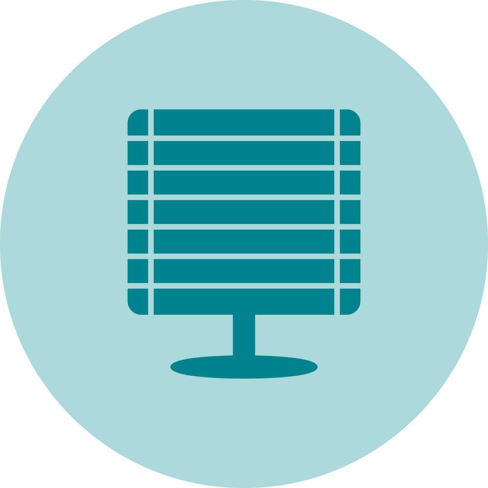 Infrared Heater Vector Icon