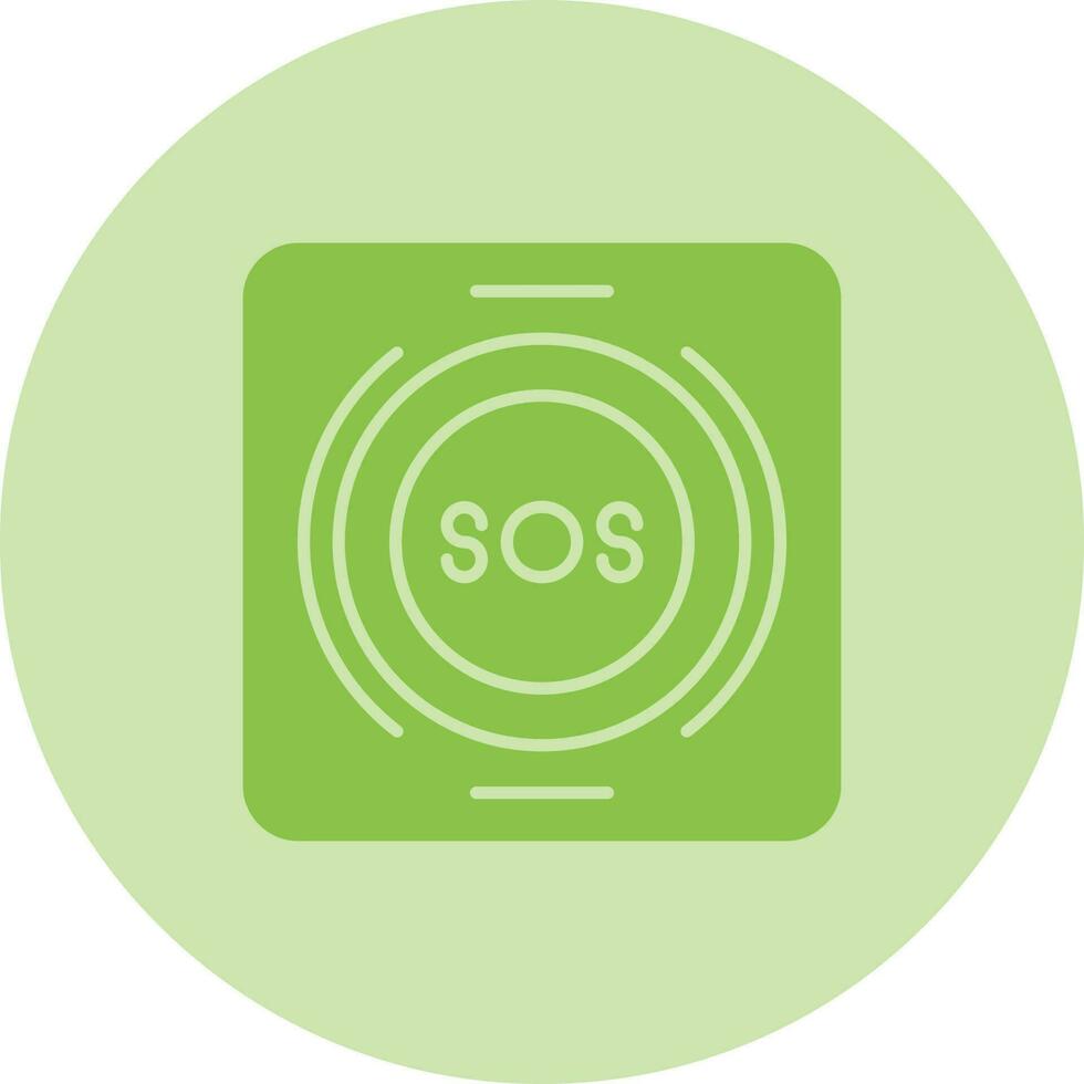 Emergency Button Vector Icon