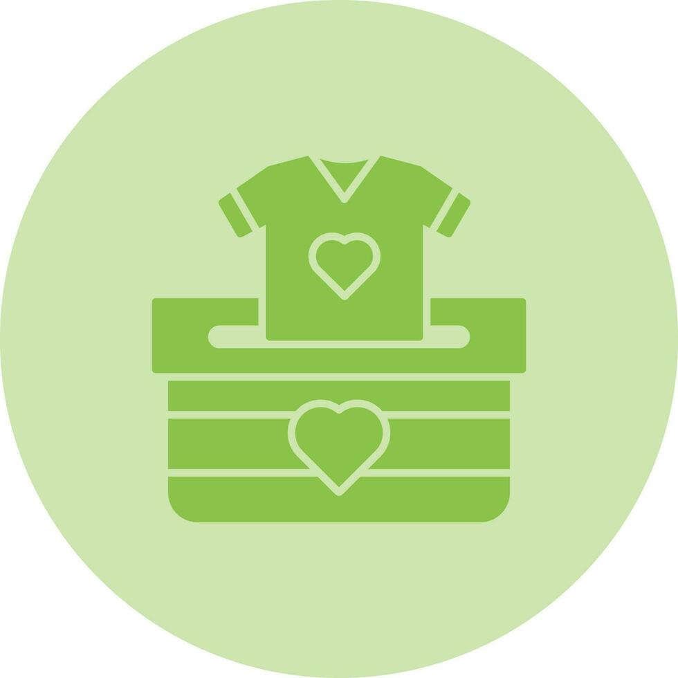 Cloth Donate Vector Icon