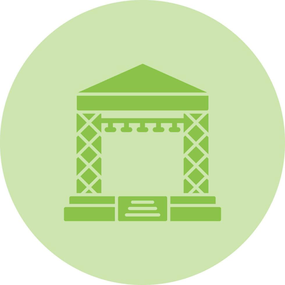 Stage Vector Icon