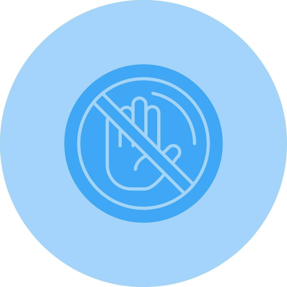 No Passing Vector Icon