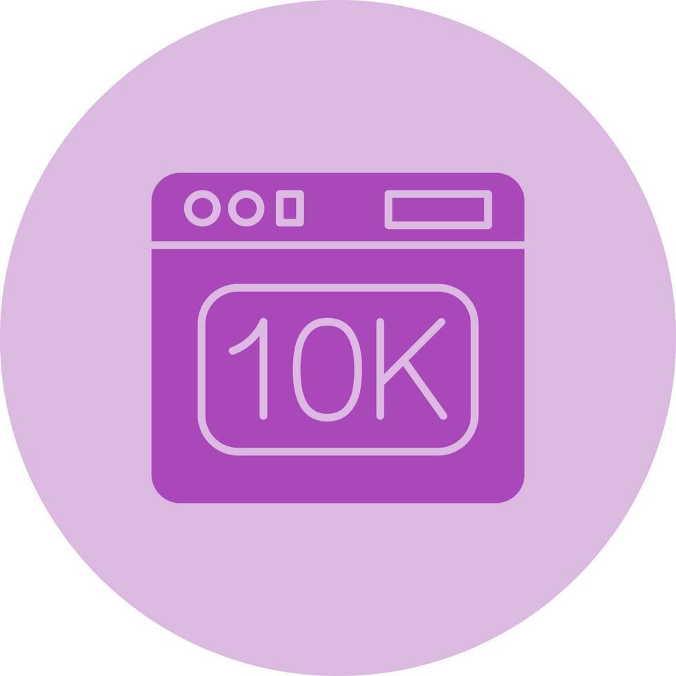 10k Vector Icon