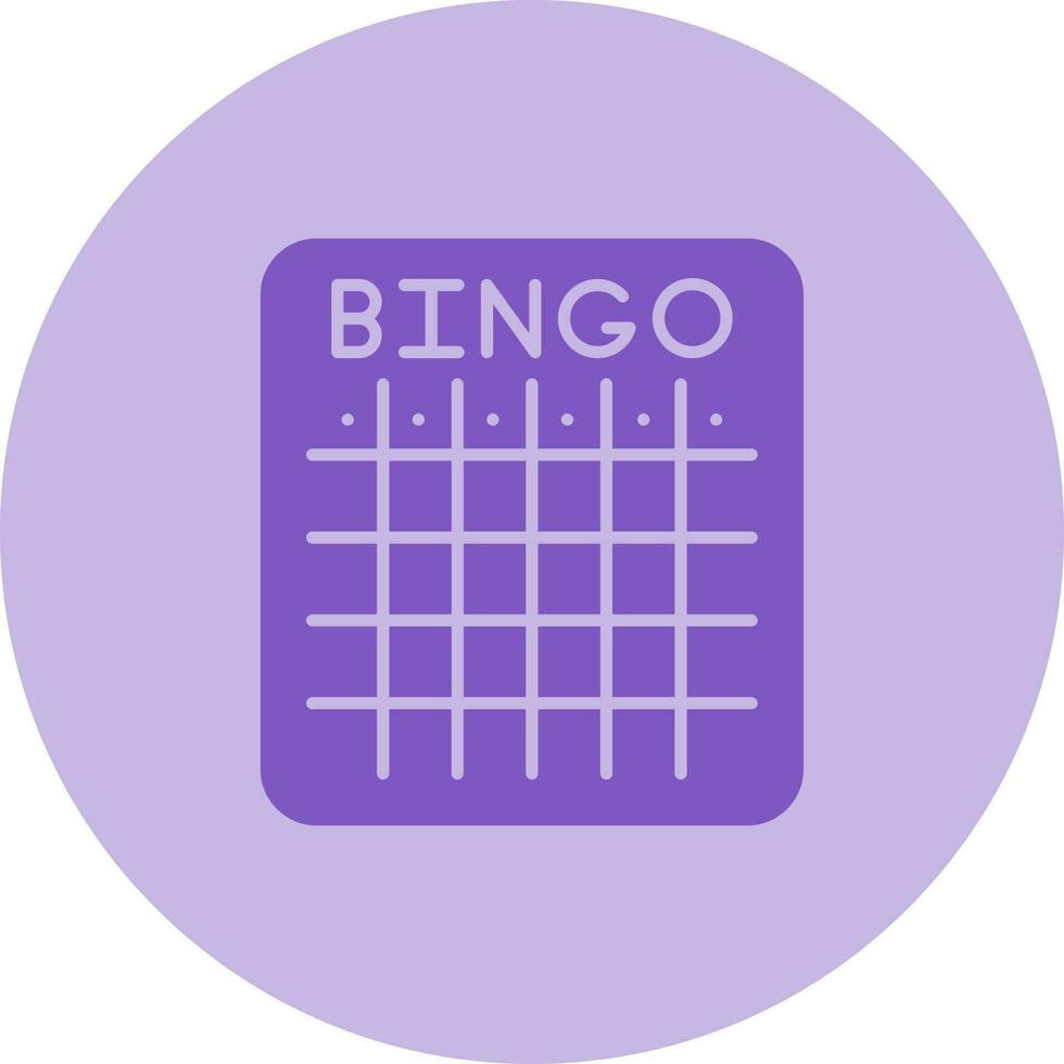 Bingo Vector Icon