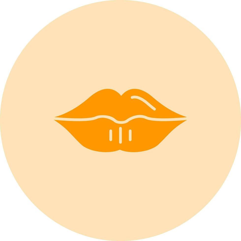 icono de vector de labios