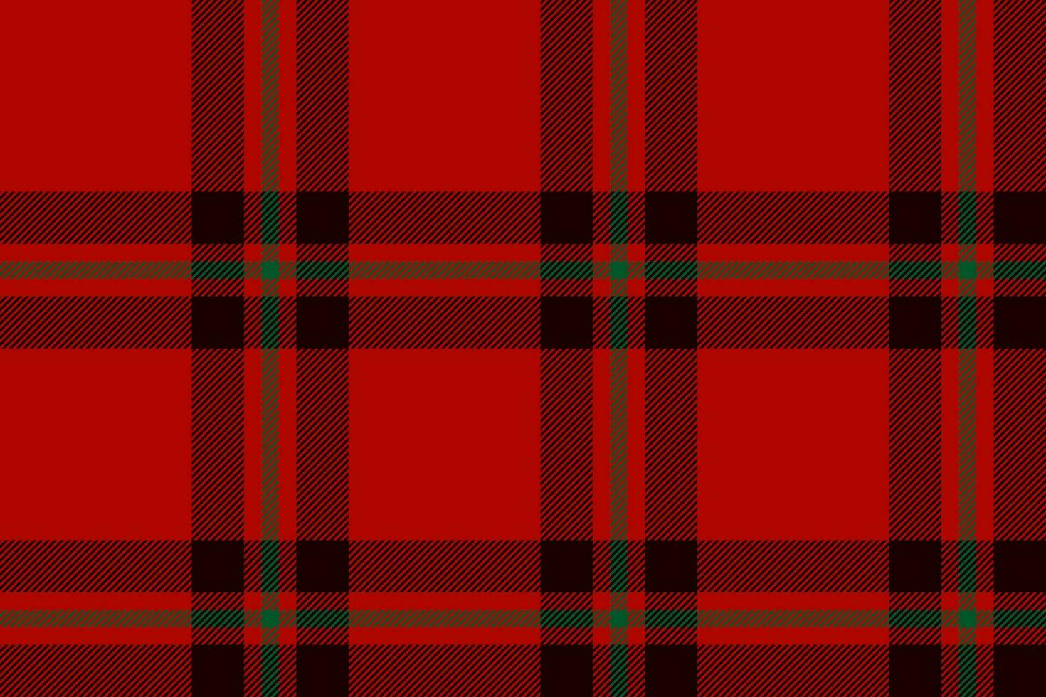 Plaid background, check seamless pattern in red. Vector fabric texture for textile print, wrapping paper, gift card or wallpaper.