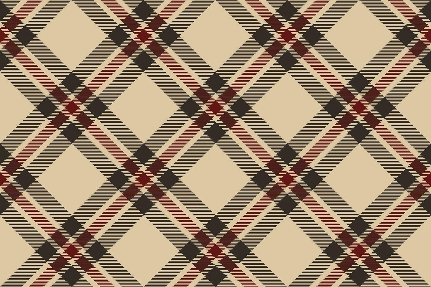 Tartan plaid background, diagonal check seamless pattern. Vector fabric texture for textile print, wrapping paper, gift card, wallpaper.