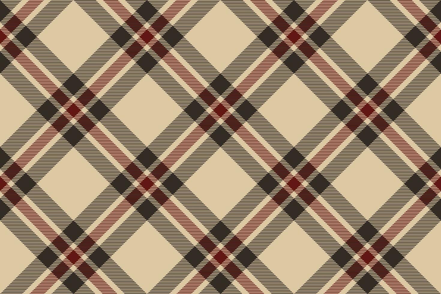 Tartan plaid background, diagonal check seamless pattern. Vector fabric texture for textile print, wrapping paper, gift card, wallpaper.