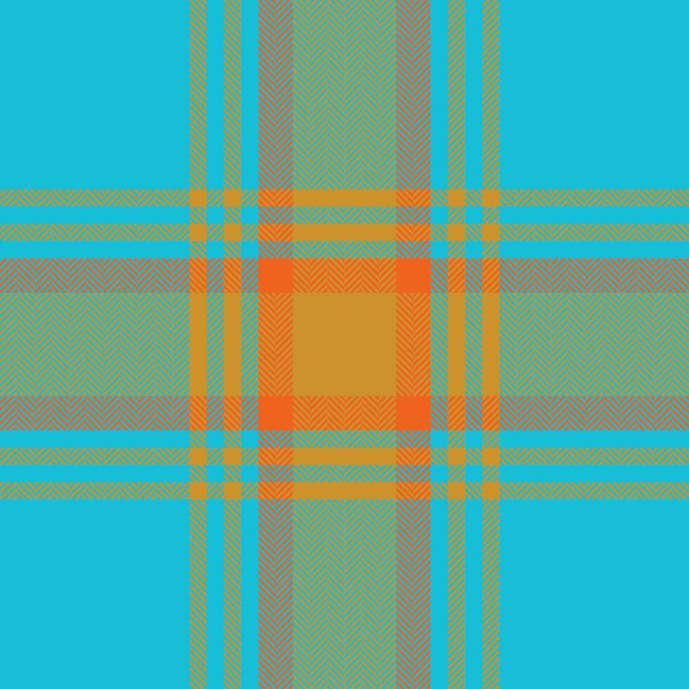Plaid check pattern. Seamless fabric texture. Tartan textile print. vector