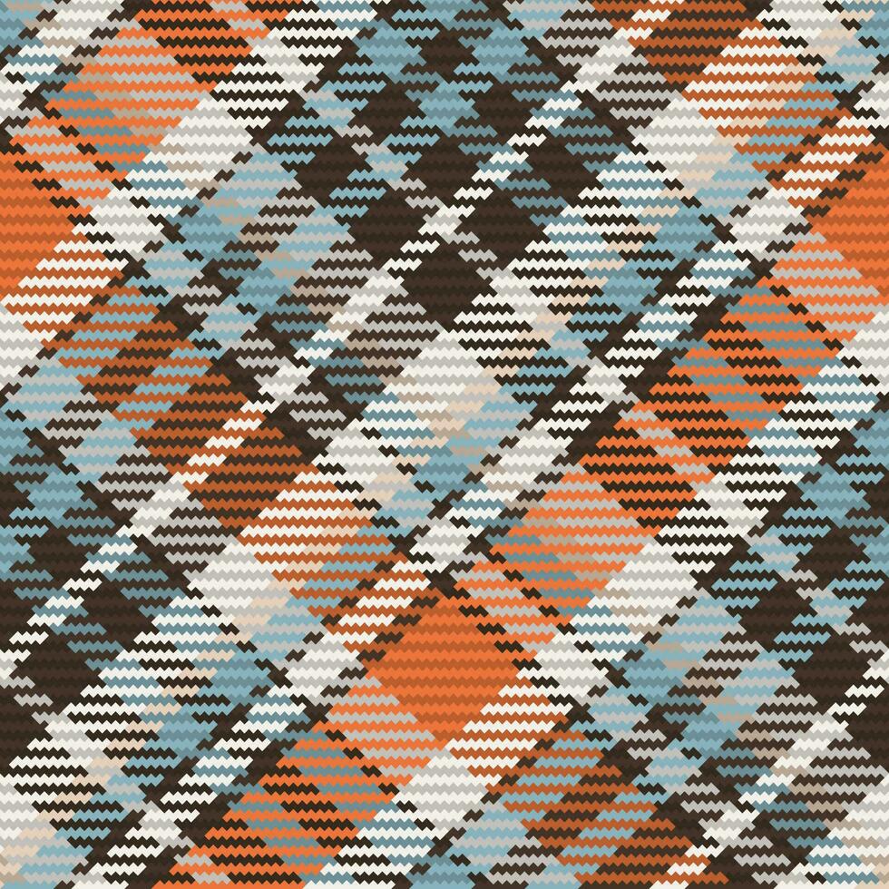 Seamless pattern of scottish tartan plaid. Repeatable background with check fabric texture. Vector backdrop striped textile print.