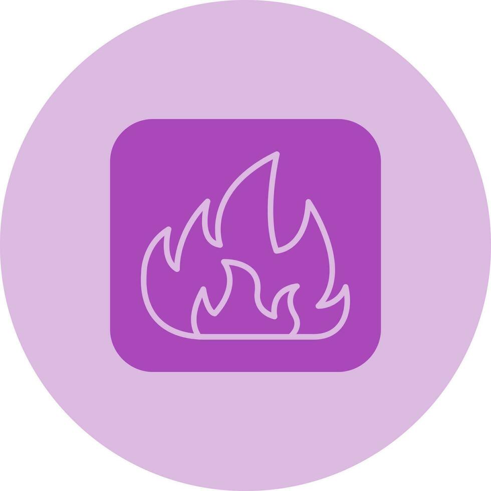 icono de vector de fuego