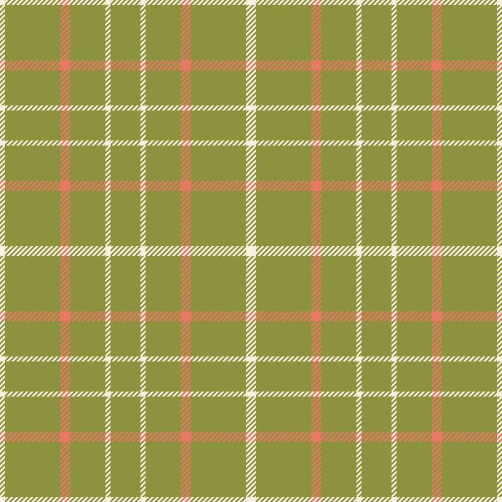 Plaid seamless pattern. Check fabric texture. Vector textile print.