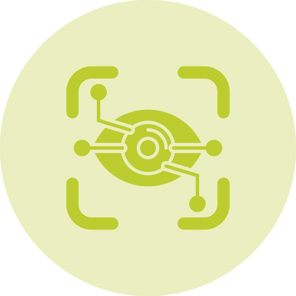 Eye Recognition Vector Icon