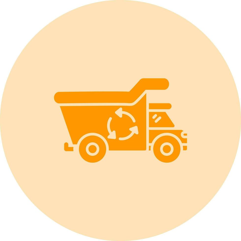 Recycling Truck Vector Icon