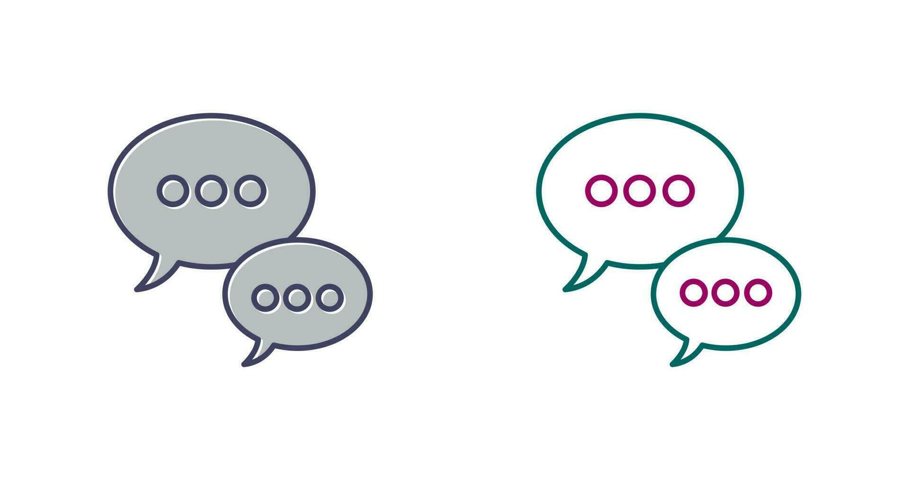 Chatting Vector Icon