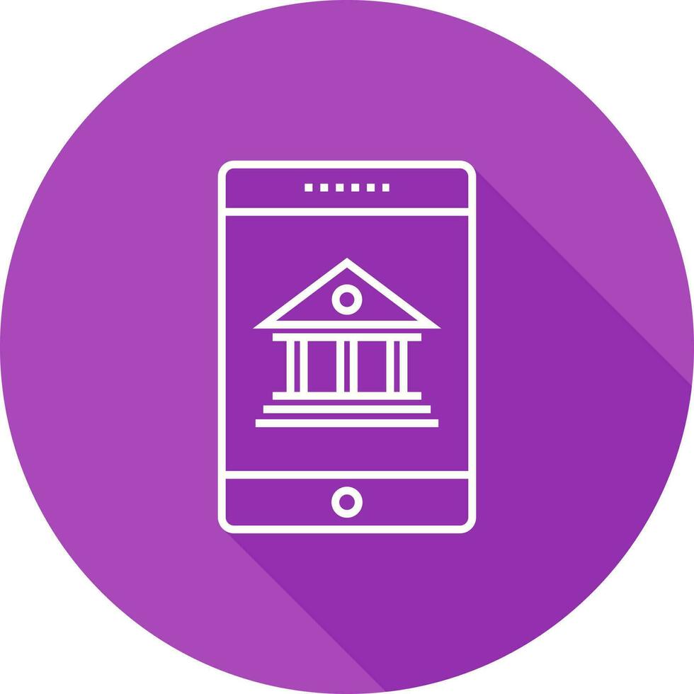 Mobile Banking Vector Icon