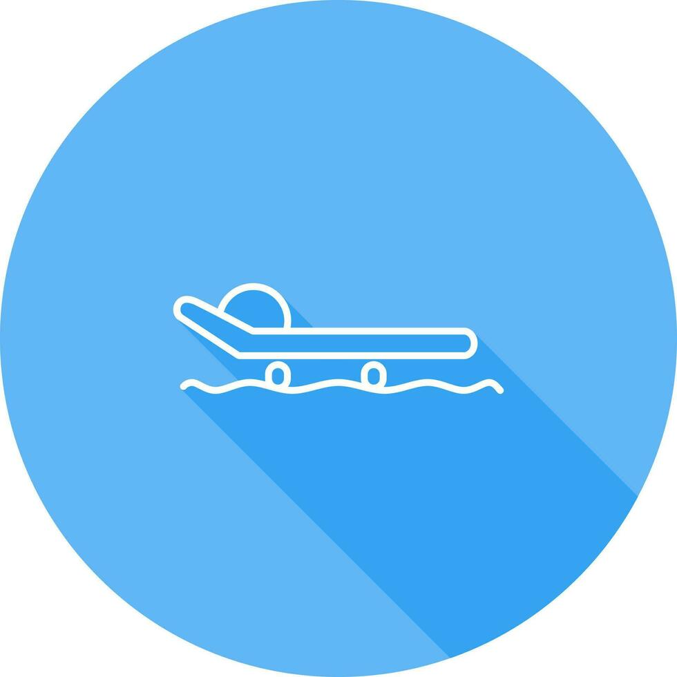 Sled with seat Vector Icon
