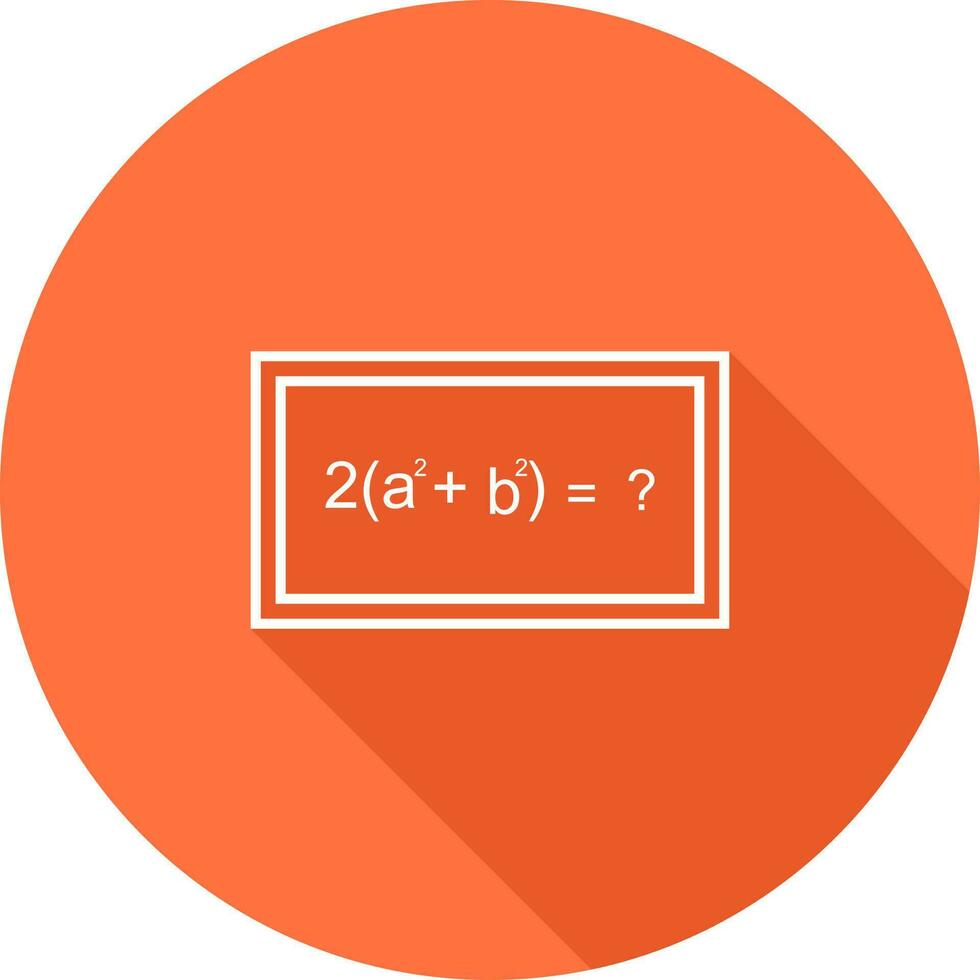 Solving Formula Vector Icon