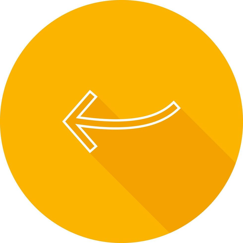 Arrow Pointing Left Vector Icon