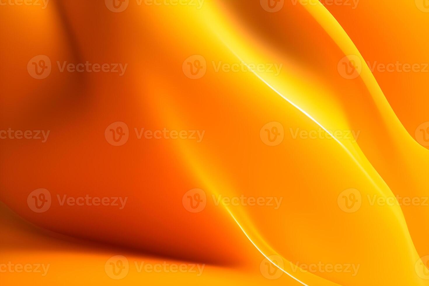 Abstract liquid yellow background. photo